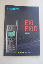 Bedienungsanleitung - User Guide Siemens Handy E 10 / E 10D - Deutsch - Englisch