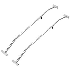 2x Anhänger Planenbügel Alu Bügel für Flachplane Flachplanenbügel 100-145 cm