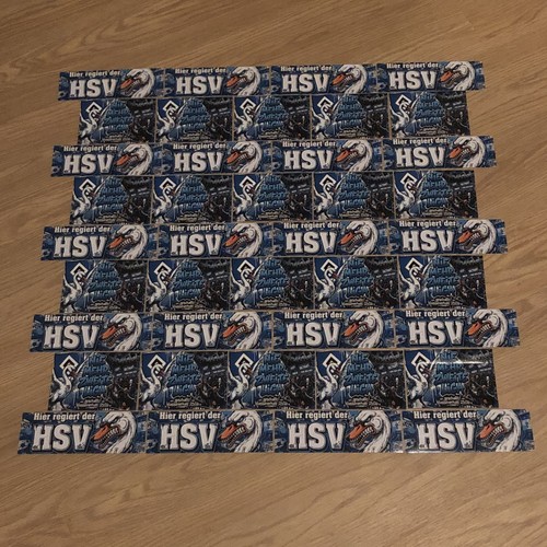 Identische hsv aufkleber - 2x,
