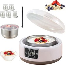 Probiotischer Joghurtbereiter mit 5 Gläsern, automatisch verstellbar... 