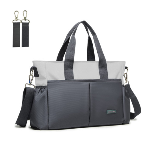 Wickeltasche messenger grau - wickeltasche,