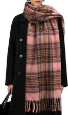 Damen Winter Schal Kariert