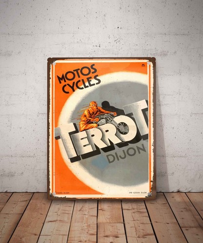 Vintage blechschild terrot - vintage,