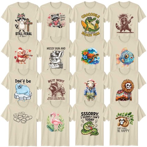 Lustiges shirt wildtiere - t-shirt,