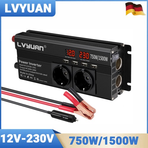 750w 1500w wechselrichter 12v - 750w,