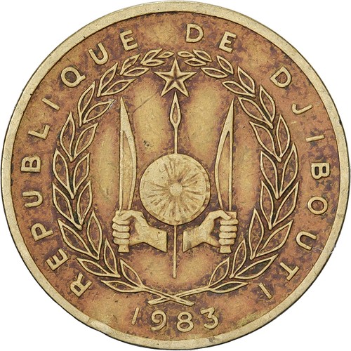 Dschibuti francs 1983 - 10, francs,