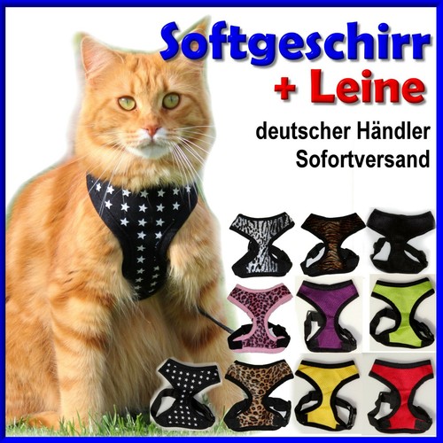 Softgeschirr katzengeschirr - softgeschirr,