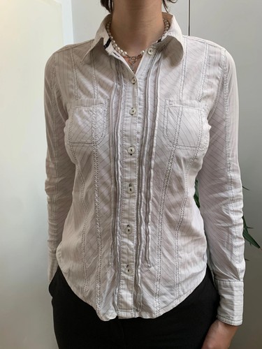 Vintage bluse streifenmuster - vintage,