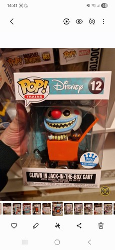 Clown jack the box cart - clown, jack-in-the-box