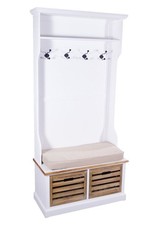 Garderobenschrank paris holz - garderobenschrank,