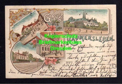 116399 hadmersleben litho - 116399, ak