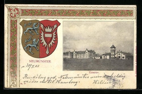 Neumünster ansichtskarte - neumünster,,