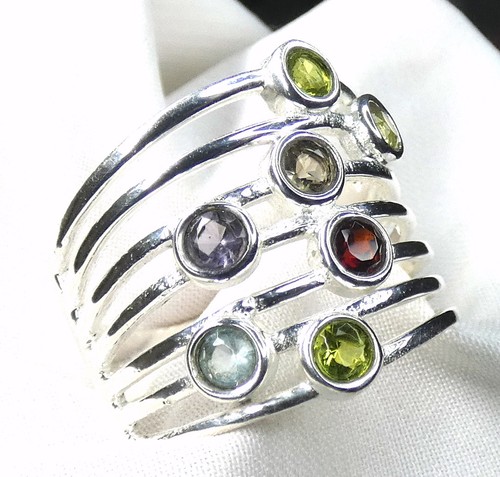Ring 925 silber peridot - ✨ring,