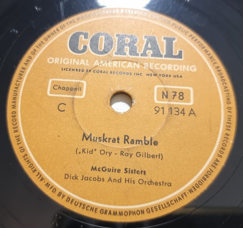 Mcguire sisters muskrat - muskrat, ramble