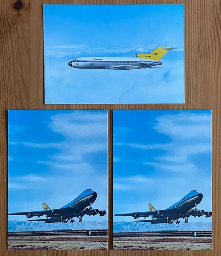 Postkarten fluglinie condor - postkarten,