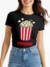 Damen shirt popcorn - damen, t-shirt