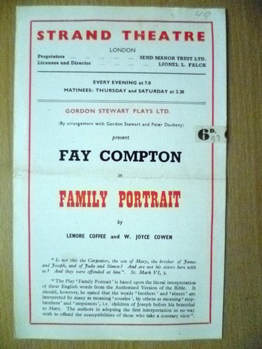 Familienporträt fay compton - fay,