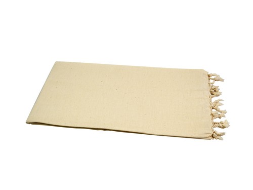 Hamamtuch beige einfarbig - , mit