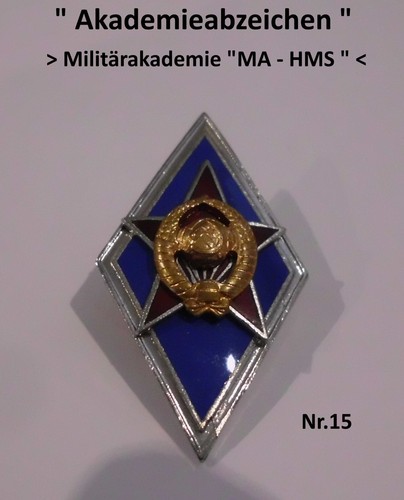 Akademieabzeichen ma hms - akademieabzeichen,
