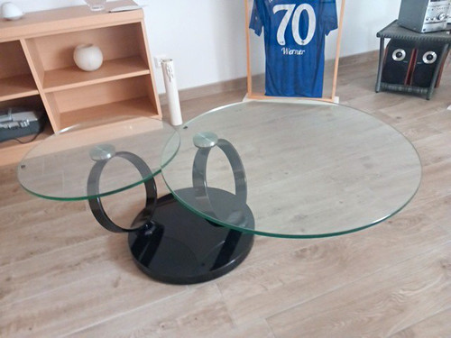 Runder glas couchtisch modern - runder,