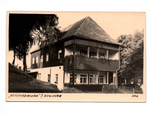 Wilischbaude kreischa 1955 - wilischbaude,
