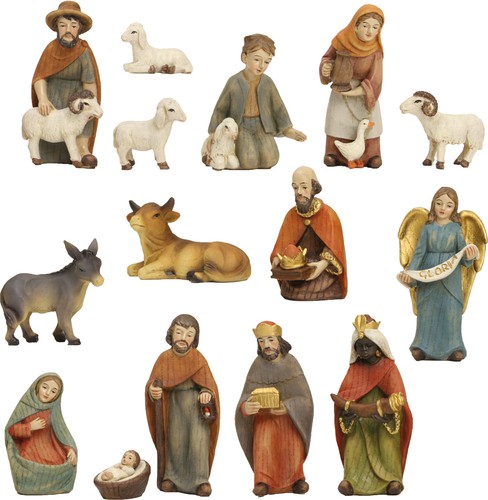 Krippenfigur set teilig - krippenfigur,