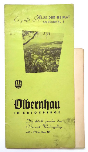 Alter prospekt olbernhau - prospekt, im