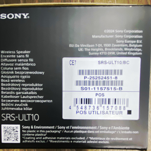 Sony srs ult10 tragbarer - sony,