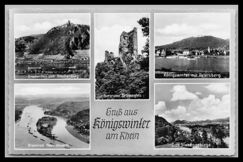Ansichtskarte königswinter - ansichtskarte, am