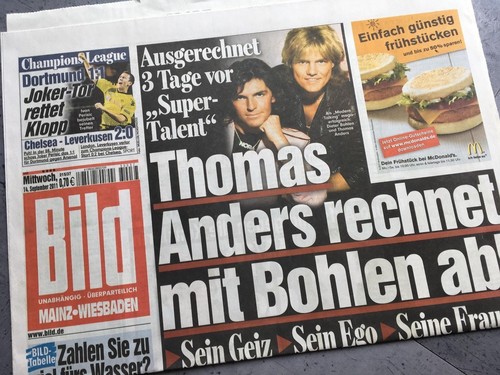 Bild zeitung september - 14.,