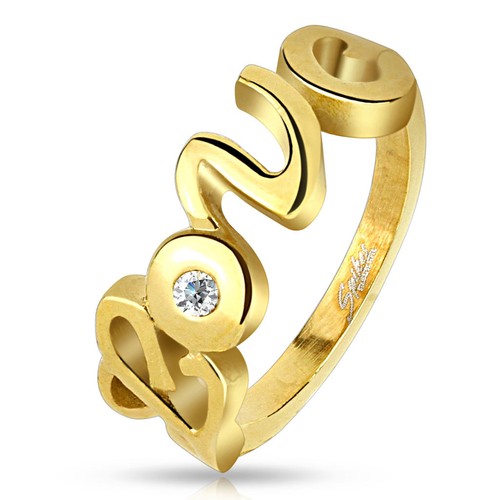 316l edelstahl ring love liebe - ring,