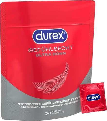 Durex real feel ultra condoms - feel,