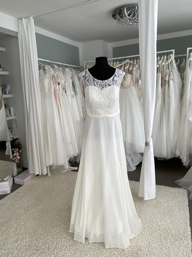 Marken brautkleid creme neu - creme, 46