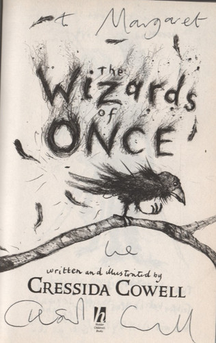 Signed cressida cowell - signed,