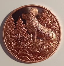 Kupfermünze 999 wolf - -,