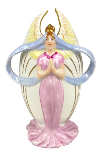 Jugendstil vase plaue - vase,