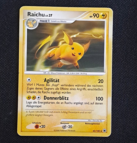 Pokémon tcg raichu 100 - raichu, 45/100