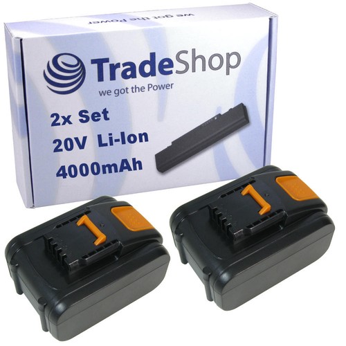 Premium akku 20v 4000mah - 2x,