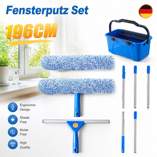 Teleskop fensterputz edelstahl - fensterputz,