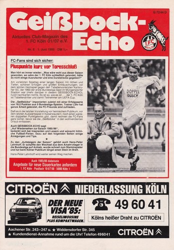 Programme köln - |, 1.fc