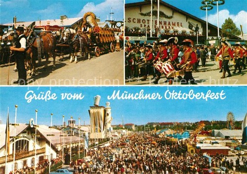 Oktoberfest muenchen parade - muenchen,
