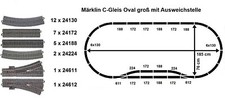 Märklin gleis oval - c-gleis,