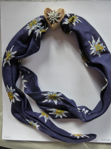 Trachten halstuch marineblau - halstuch,