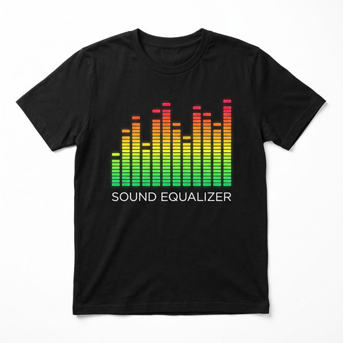Herren shirt musik equalizer - t-shirt,