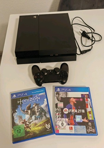 Sony playstation schwarz mit - sony, 4