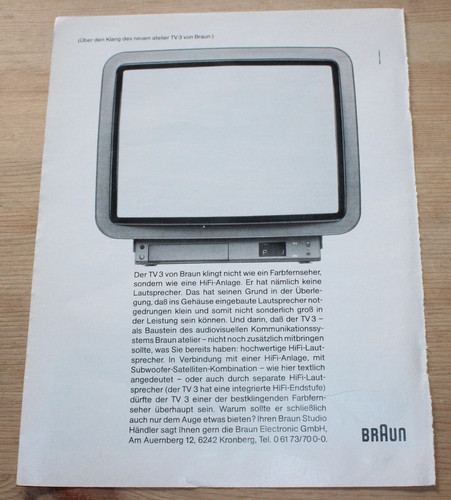 Werbung braun atelier - tv, 3