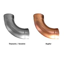 Fallrohrbogen Zink Kupfer