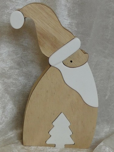 Weihnachtsmann aus holz und - aus,