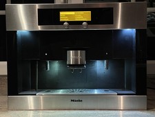 Miele CVA 4060 Einbau-Kaffeevollautomat, Typ 495, Schwarz-Silber