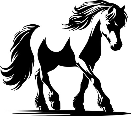 Aufkleber pferd reitpony - reitpony,